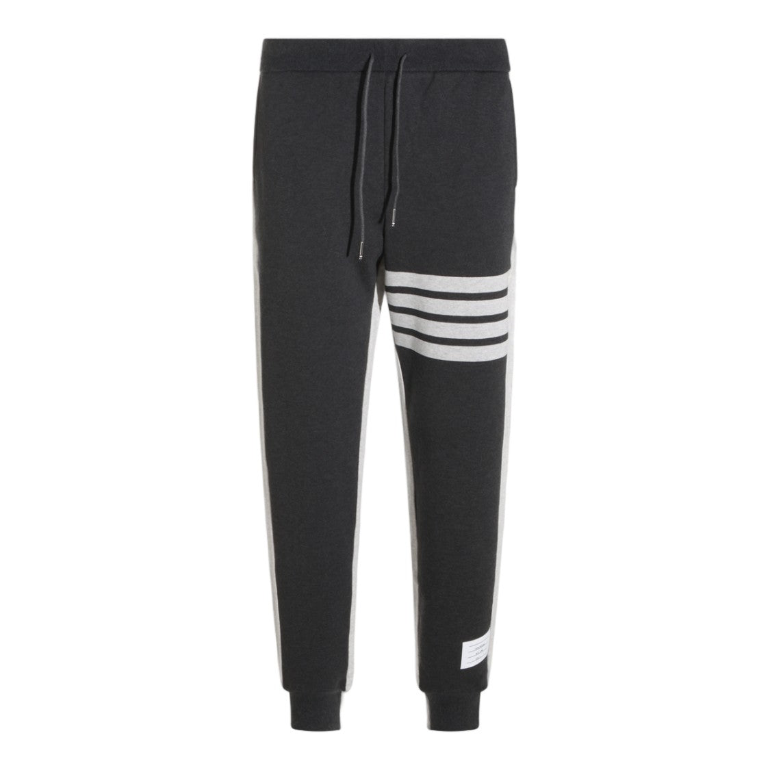 Thom Browne Tapered Fit Trousers With Contrasting Details