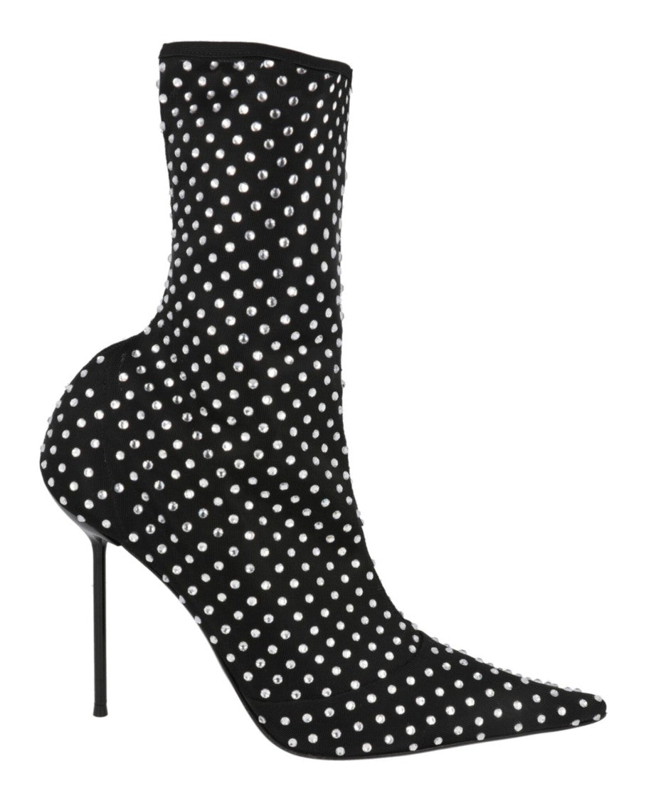 Paris Texas Lidia Mesh Studded Ankle Boots