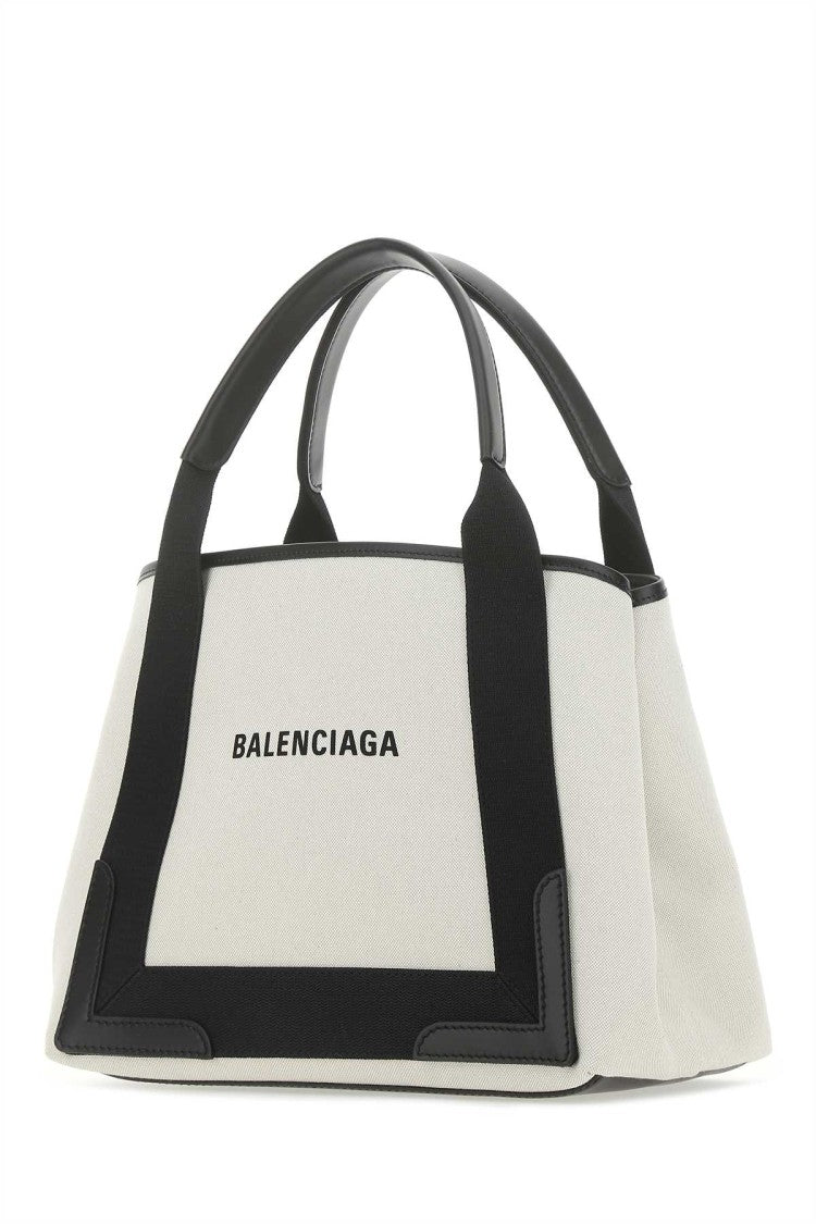 Balenciaga Two-Tone Canvas Handbag