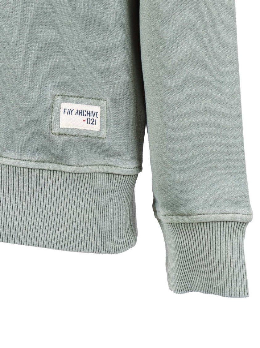 Fay Sage Archive Crewneck Sweatshirt