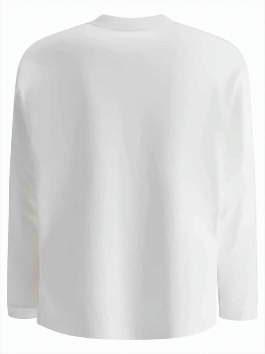 And Wander Minimalist Long-Sleeve Cotton T-Shirt With Chest Pocket