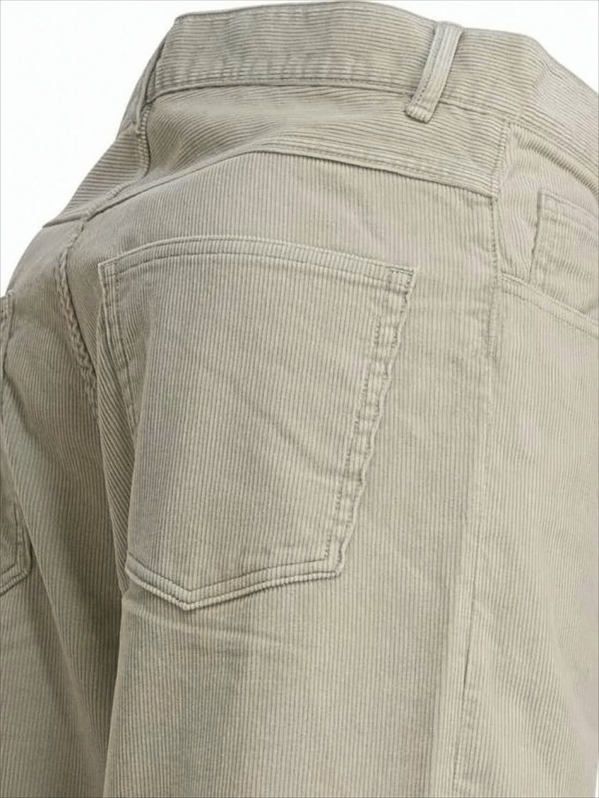 Auralee Relaxed Fit Corduroy Straight Pants With Five-Pocket Design