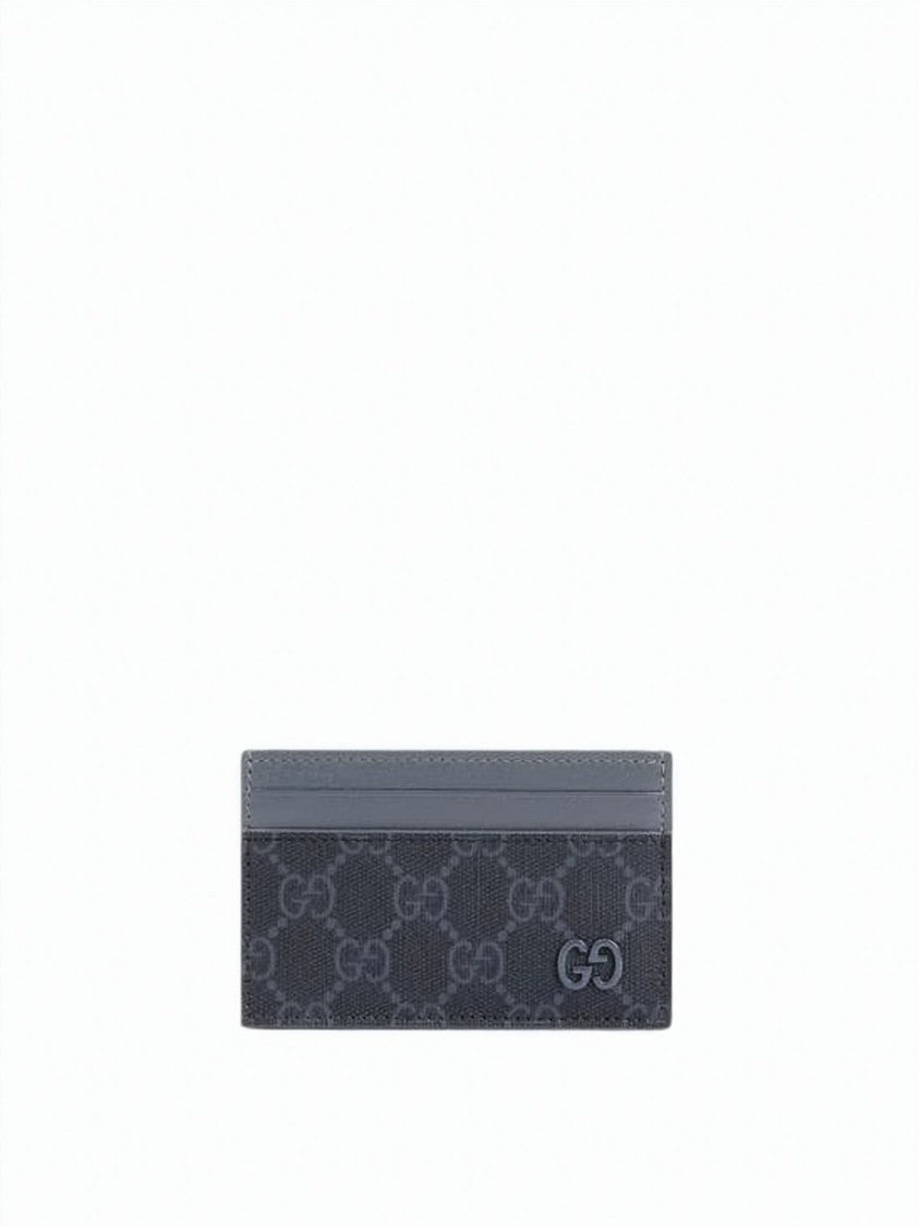 Gucci Bi-Color Gg Canvas Card Case