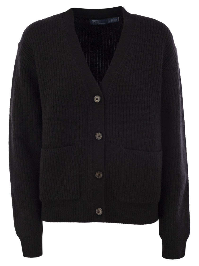 Polo Ralph Lauren Wool And Cashmere V-Neck Cardigan