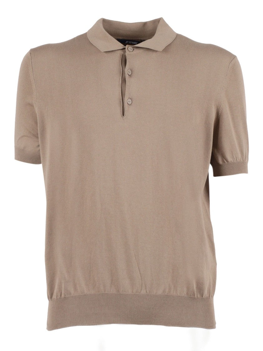 K-Way Pleyne Short Sleeve Ribbed Polo Shirt