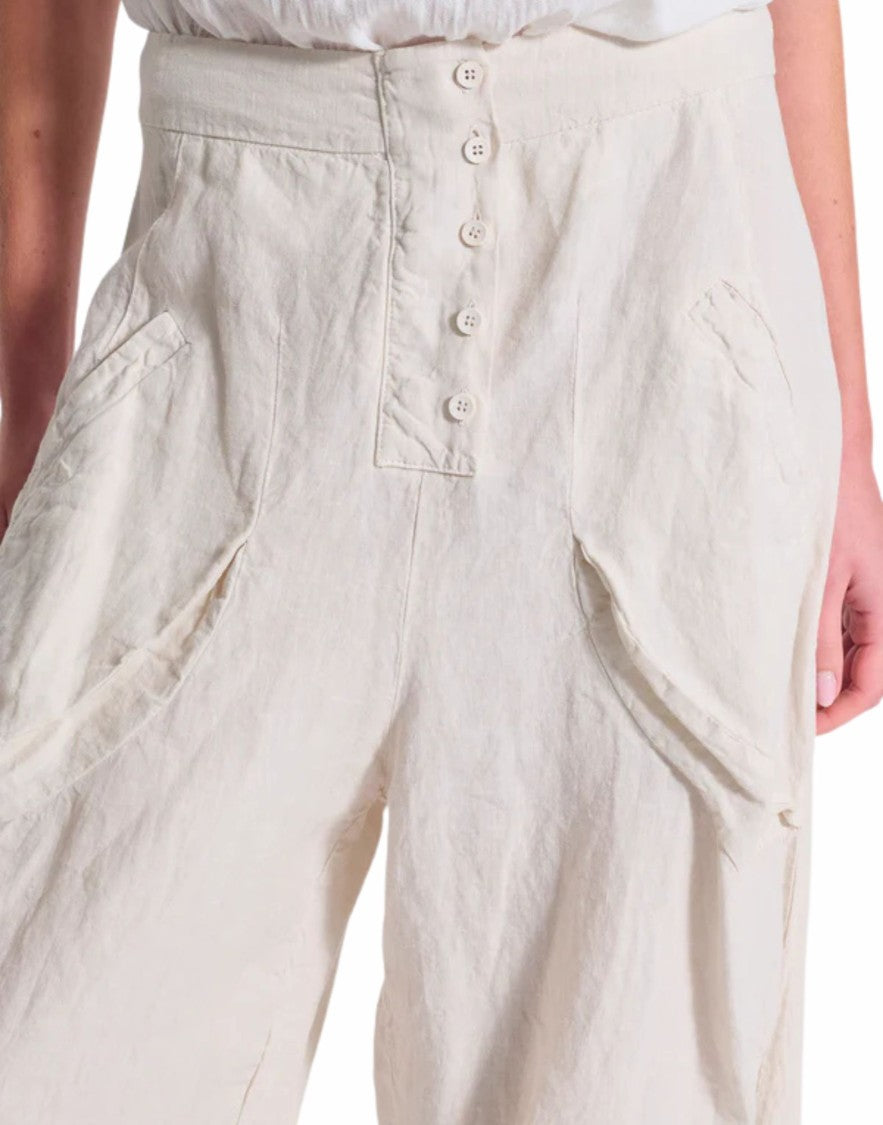 Transit Women’S Wide-Leg Linen Trousers