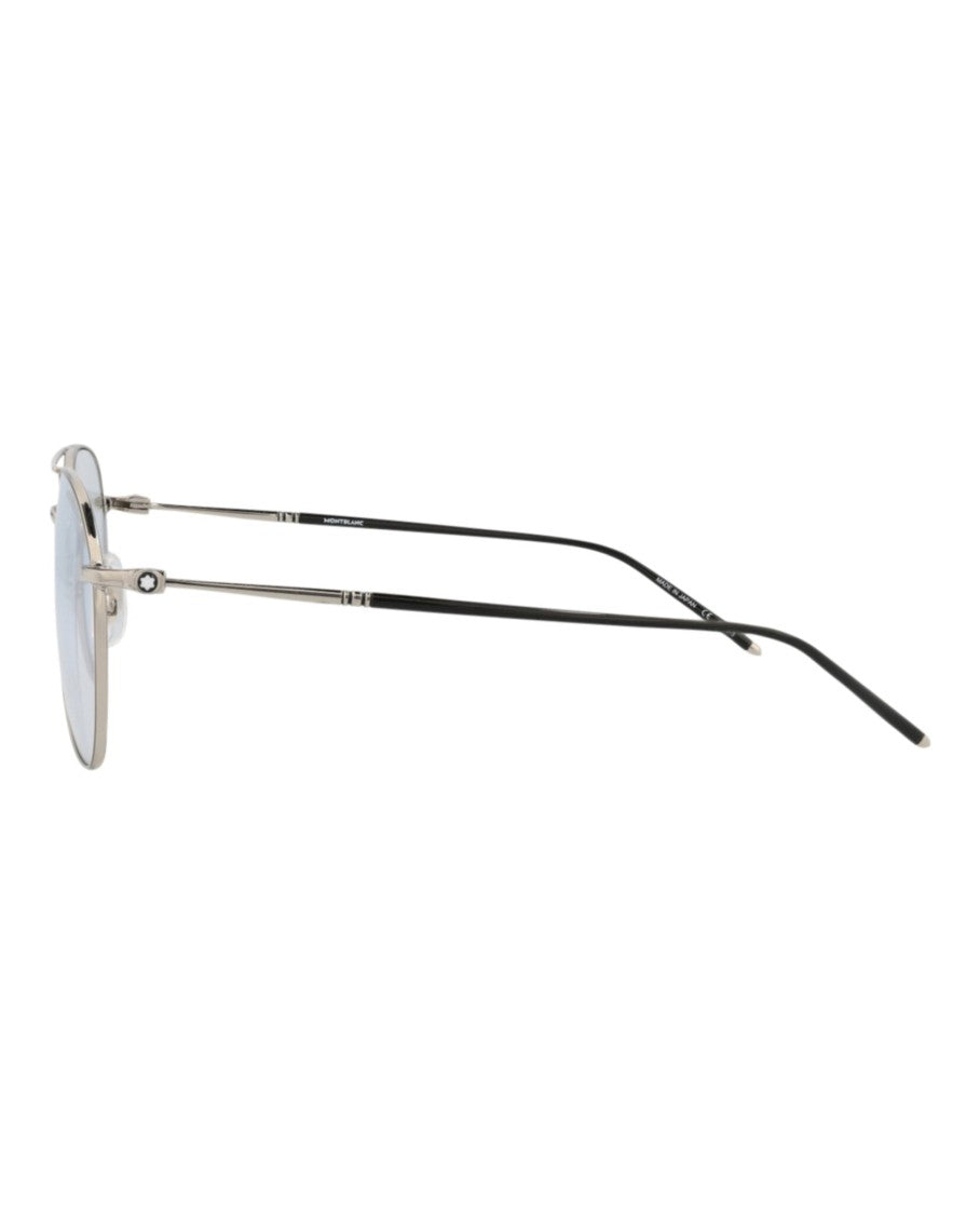 Montblanc Photochromic Aviator-Frame Metal Sunglasses