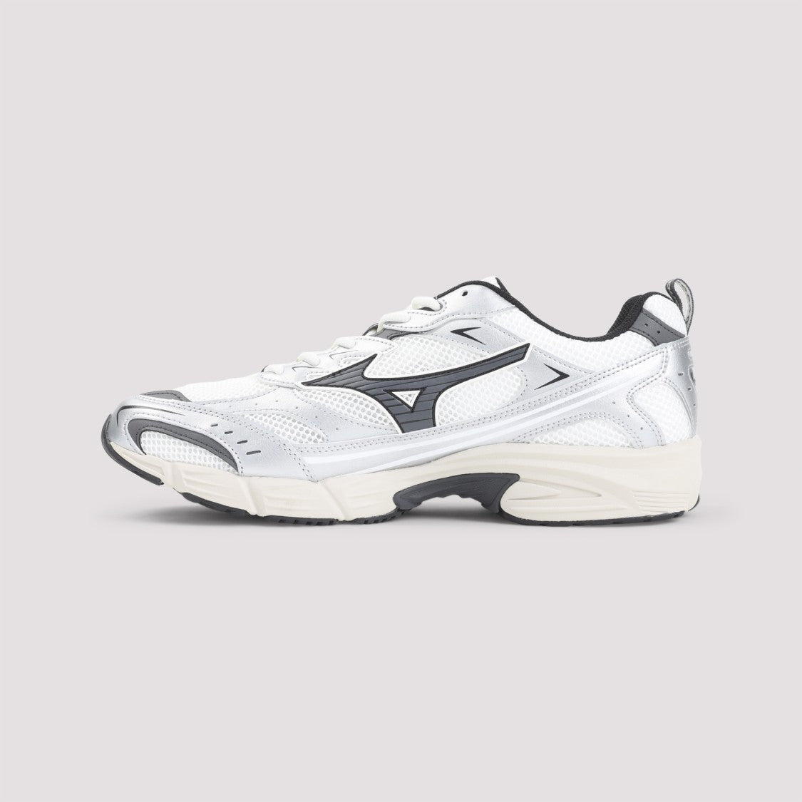 Mizuno Cushioned Sneakers With Leather And Mesh Combination