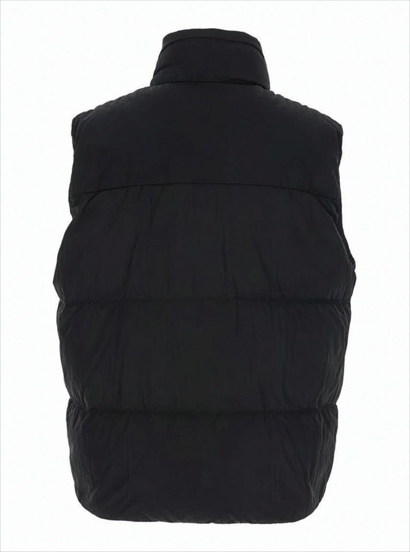 C.P. Company High Collar Padded Vest With Detachable Hood