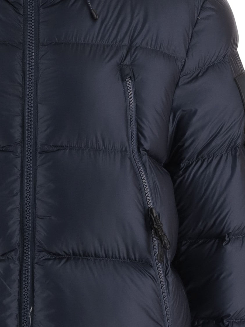 Outhere Quilted Nylon Down Jacket With Adjustable Hood