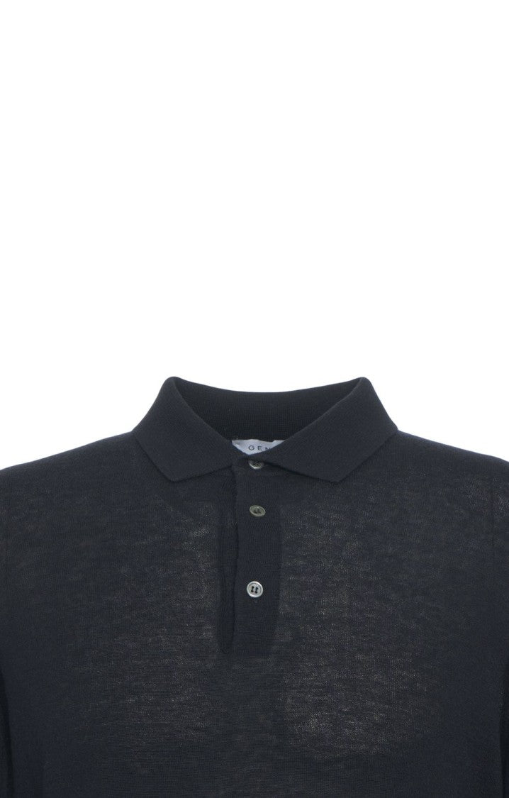 Gender Long-Sleeved Polo Shirt
