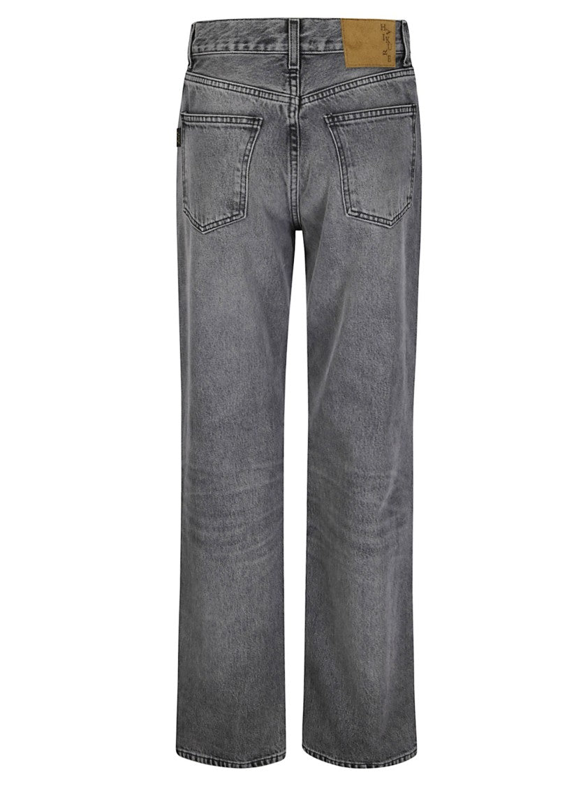Haikure Korea Flannel Grey Jeans