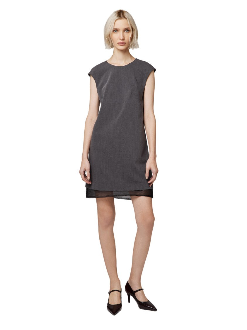 Alpha Studio Layered Hem Mini Dress
