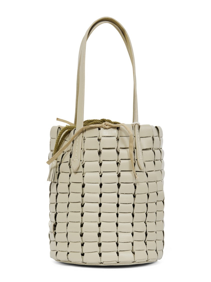 Dragon Diffusion Woven Bucket Bag With Sturdy Handles