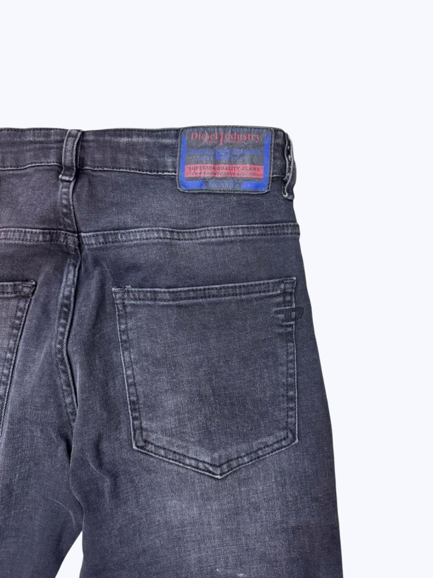 Diesel Slim-Fit Jeans With Faded Black Wash
