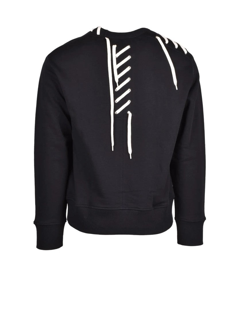 Craig Green Black Stitch Detailing Relaxed Fit Cotton Sweatshirt