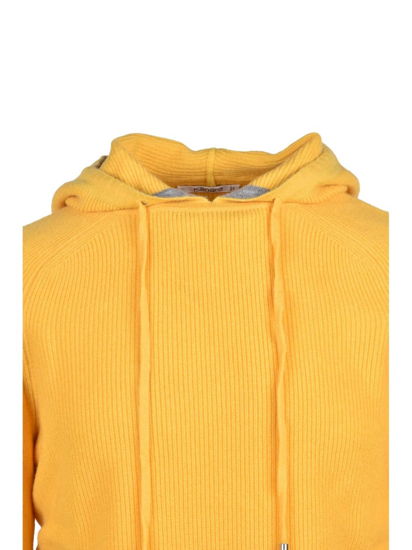 Kangra Wool And Cashmere Blend Sweatshirt With Ribbed Texture
