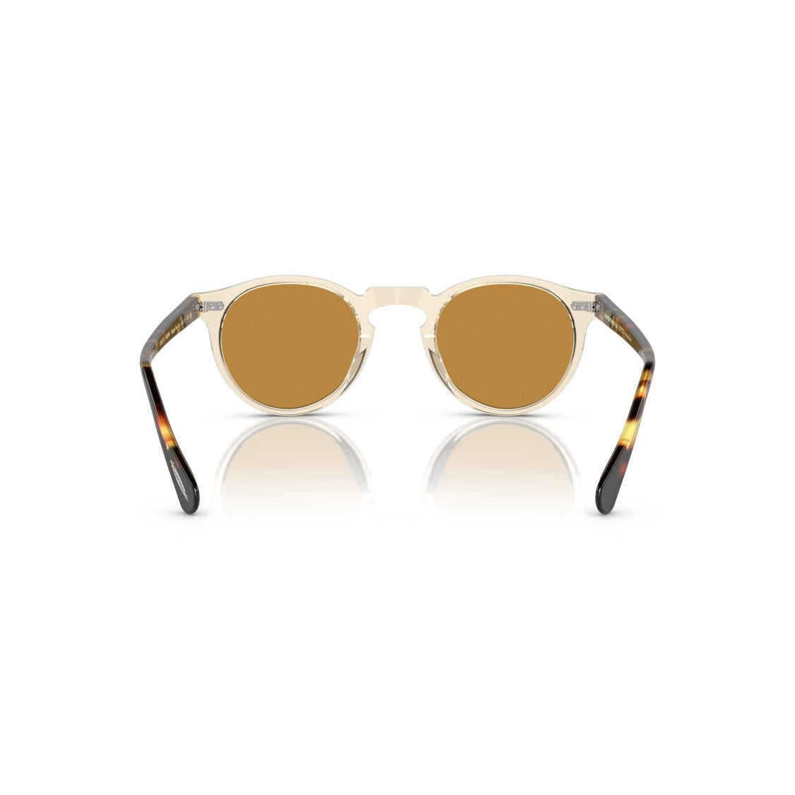 Oliver Peoples 0Ov5217s Round Acetate Sunglasses With Tortoiseshell Temples