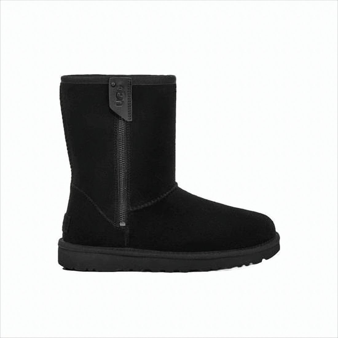 Ugg Mid-Calf Suede Boots With Plush Wool Lining