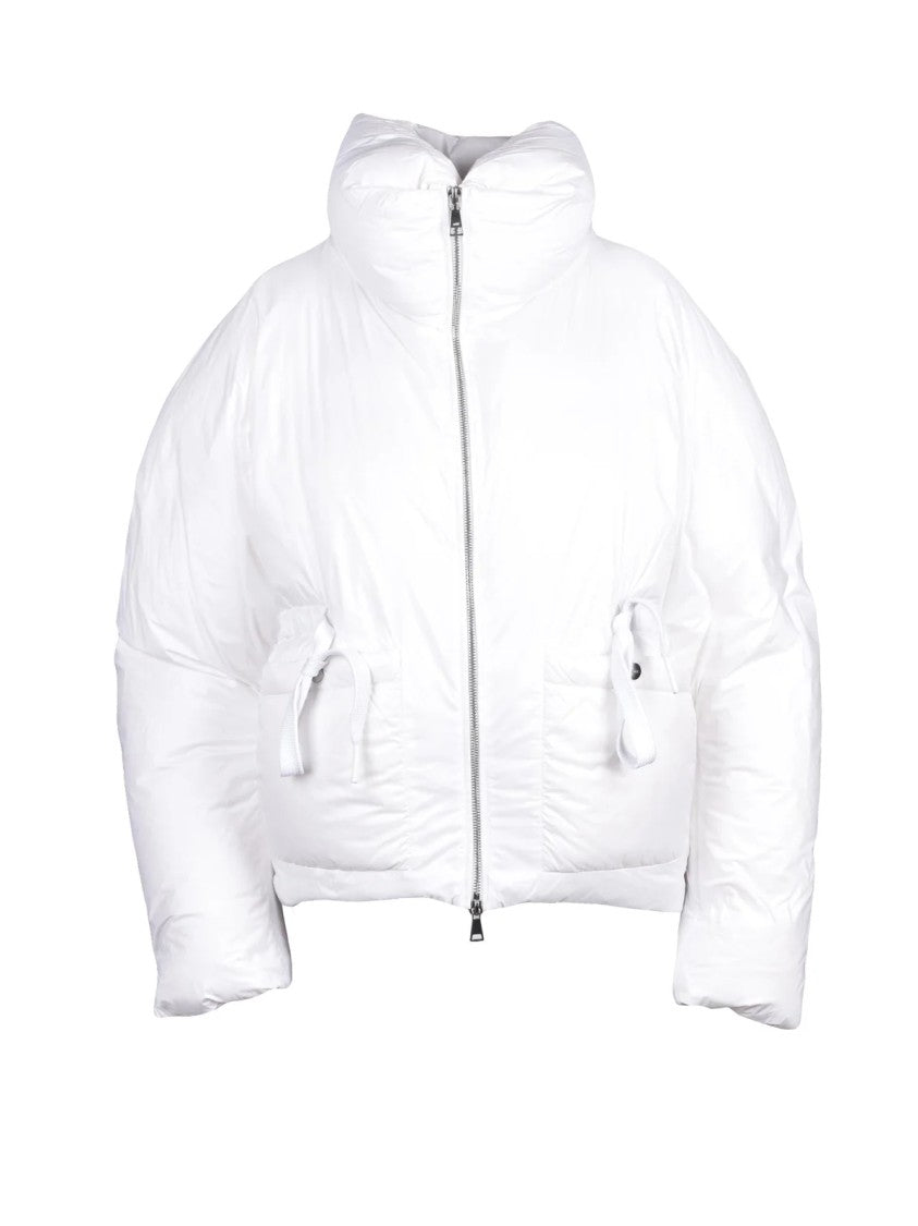 Add Down Jacket With Drawstring And Insulated Design