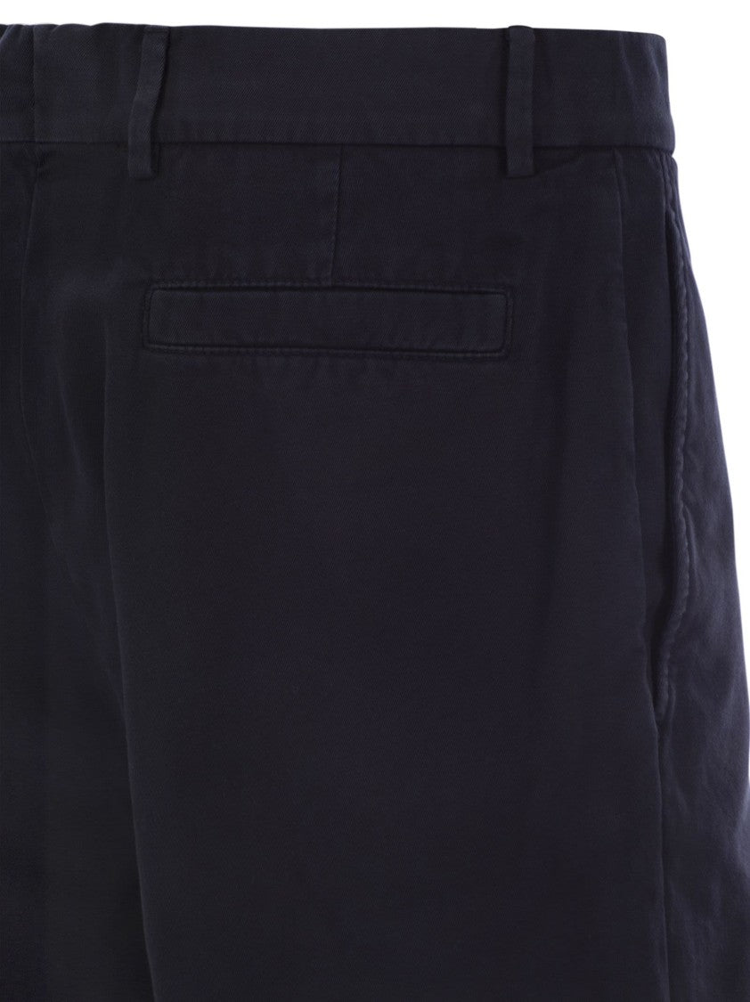Brunello Cucinelli Cotton Gabardine Bermuda Shorts