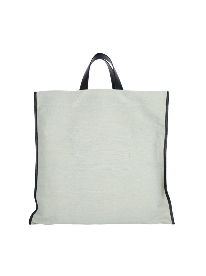 Jil Sander "Square" Tote Bag – White