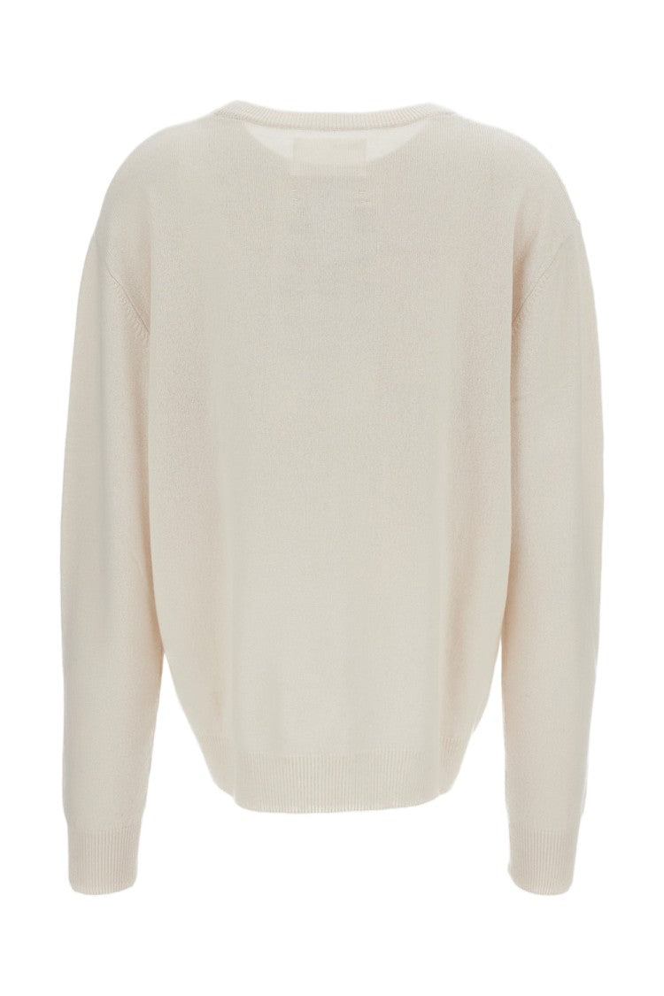 Extreme Cashmere Beige Ben Cashmere V-Neck Sweater