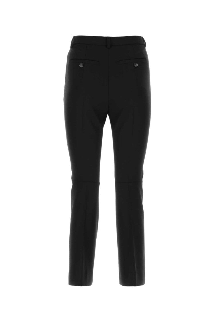 Sportmax Black Wool Navetta Pant