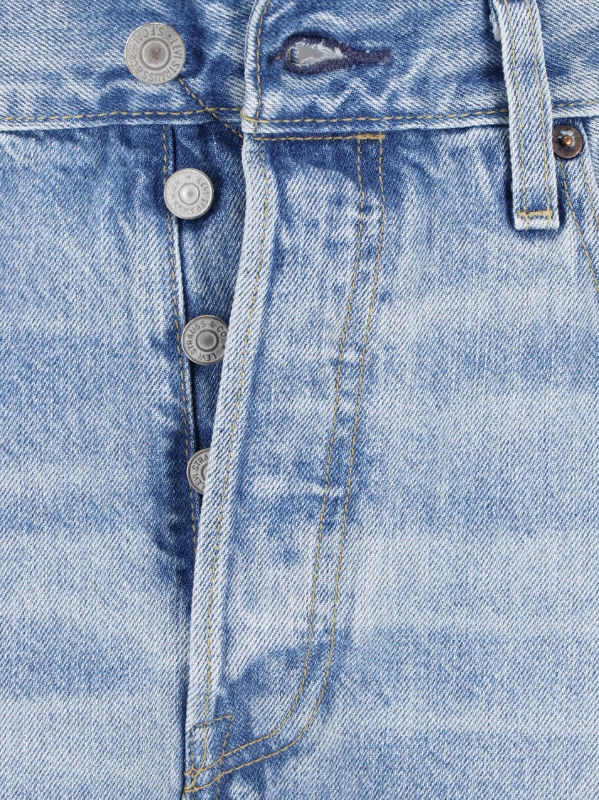 Levi's Strauss Blue 501 80S Straight-Leg Denim Jeans