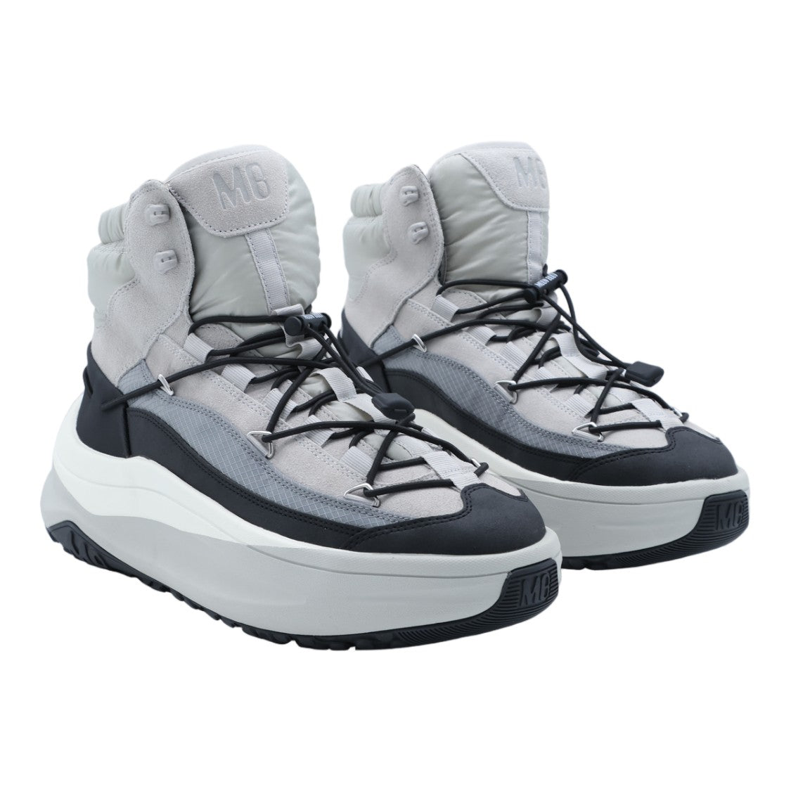 Moon Boot Padded Collar Sculpted Sole High-Top Boots