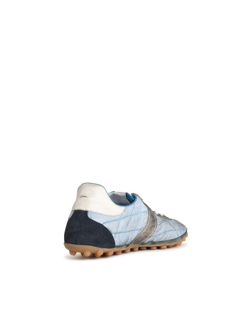 Maison Margiela Sprinters' Sneakers In Light Blue Fabric