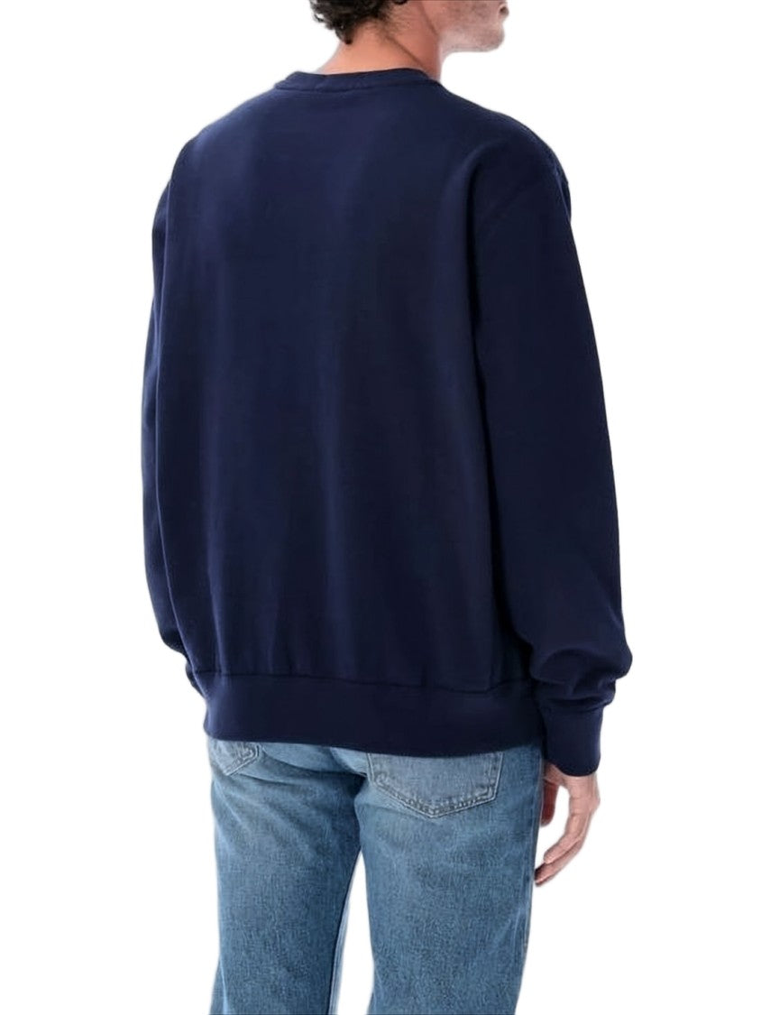Polo Ralph Lauren Classic Crewneck Sweatshirt In Deep Navy