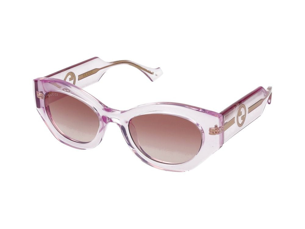 Gucci Pink Oversized Cat-Eye Sunglasses