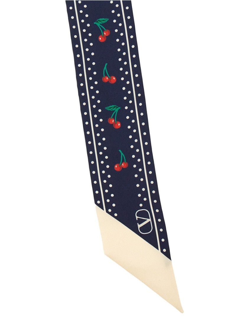 Valentino Garavani Bandeaux "Cherryfic" Scarf