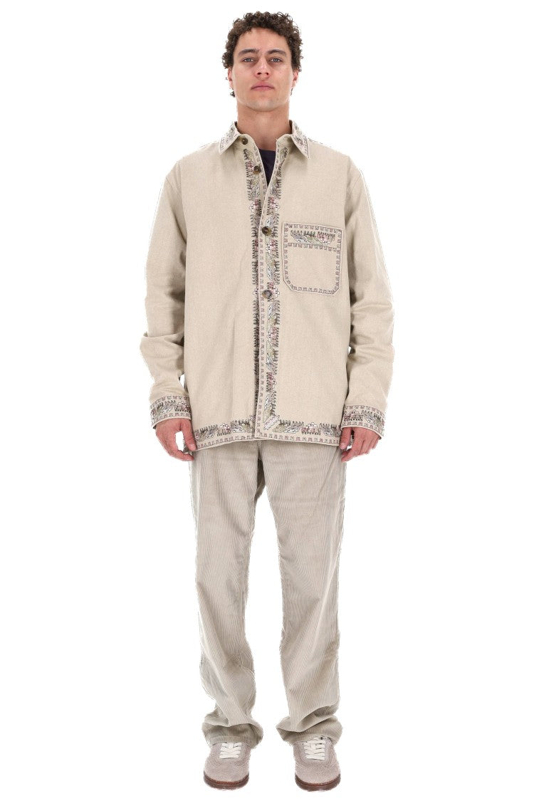 Isabel Marant Over Fit Embroidered Overshirt
