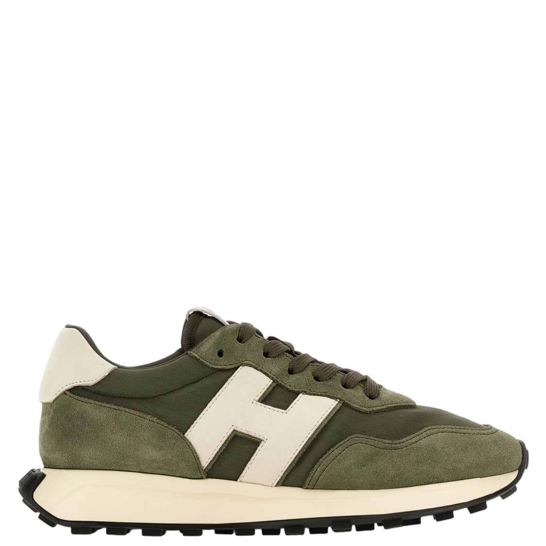 Hogan Nylon And Leather Sneakers