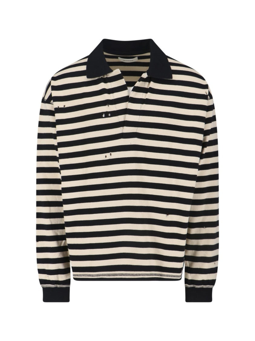 Mfpen Timeless Black Sweater With Round Neckline And Long Sleeves