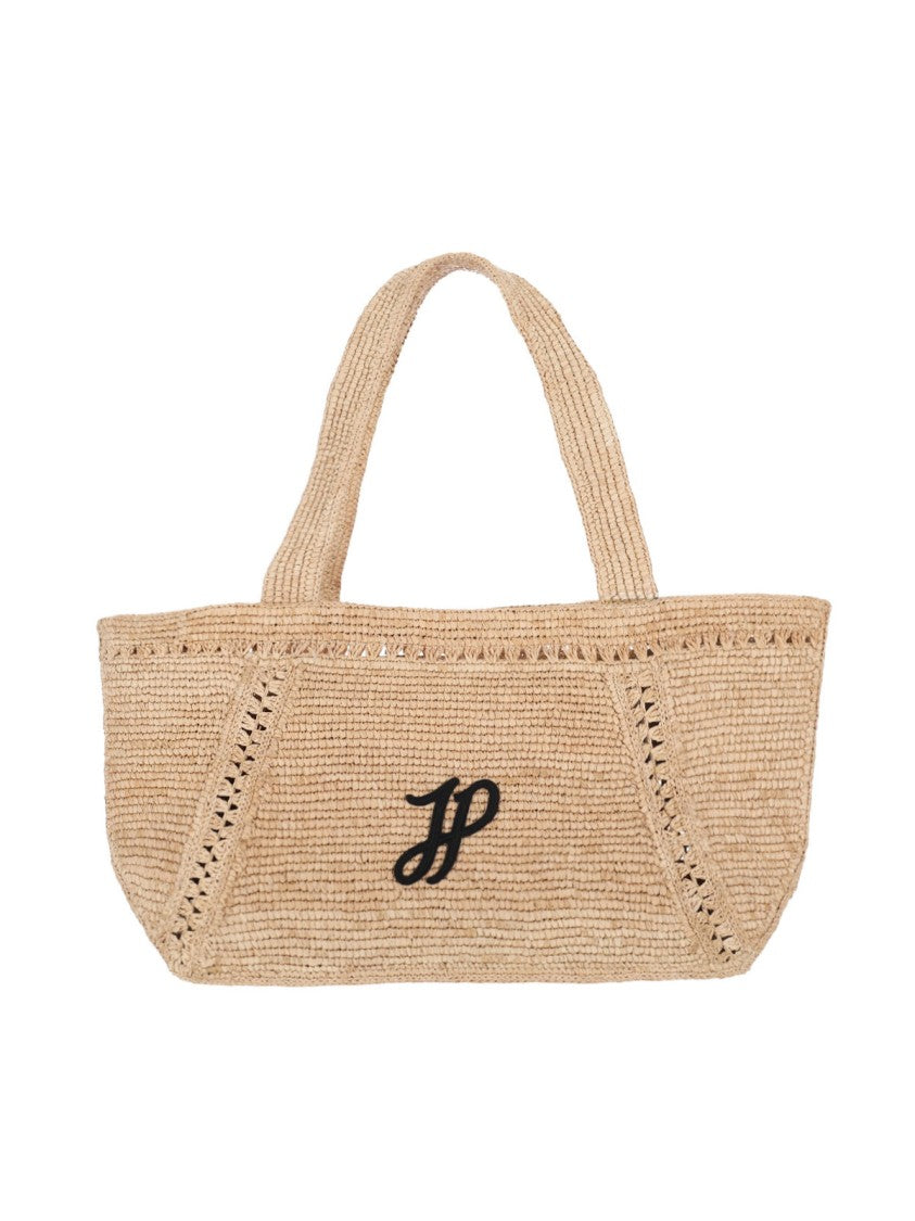 Patou "Trapezio" Large Tote – Beige