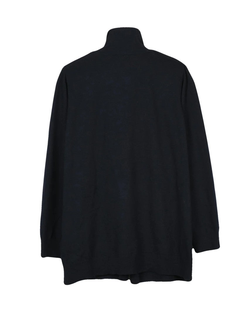 Fabiana Filippi Open-Front Cardigan With Brooch Detail And Rich Texture