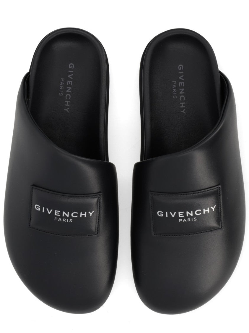 Givenchy Black Puffy Lamb Leather Loafers