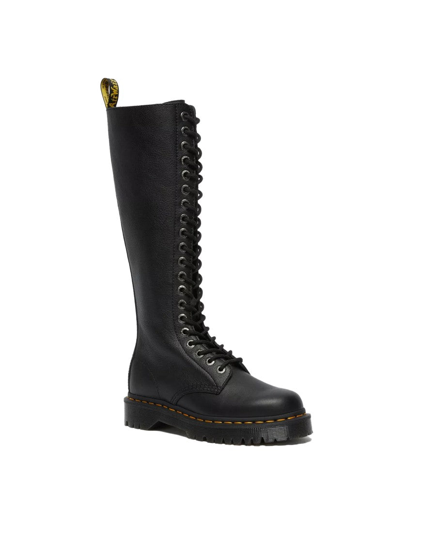 Dr. Martens Nappa Leather Tall Double Sole Lace-Up Boots