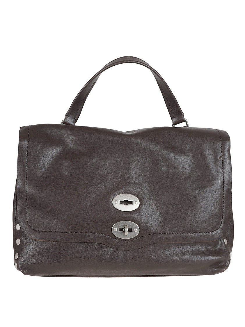 Zanellato Shoulder Bag In Brown Leather