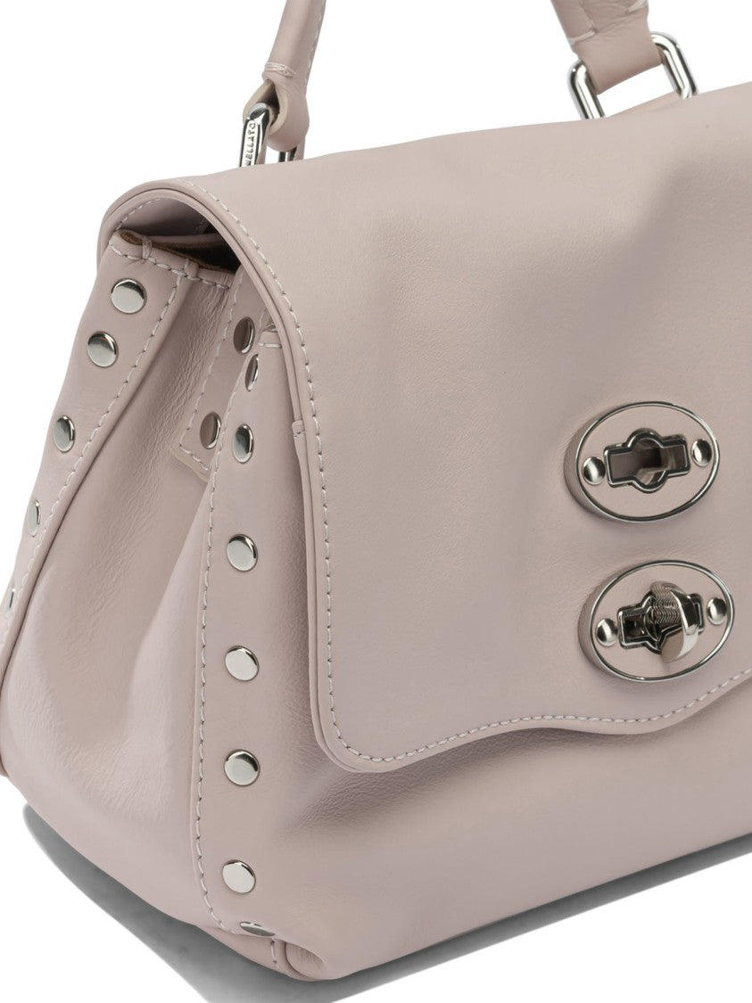 Zanellato Structured Leather Handbag With Turn-Lock Closure