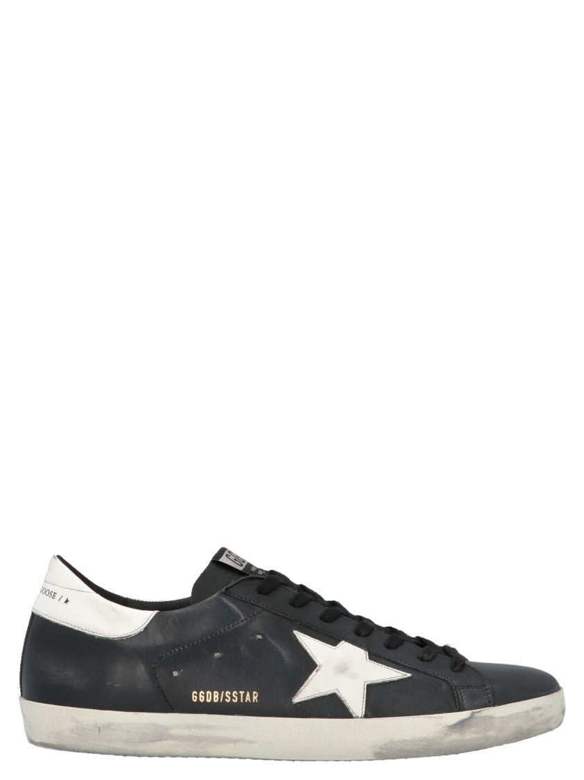 Golden Goose ‘Superstar’ Vintage Effect Leather Sneakers