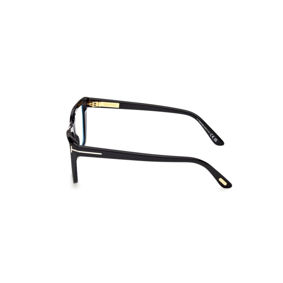 Tom Ford Ft6047-B Rectangular Black Acetate Eyeglasses