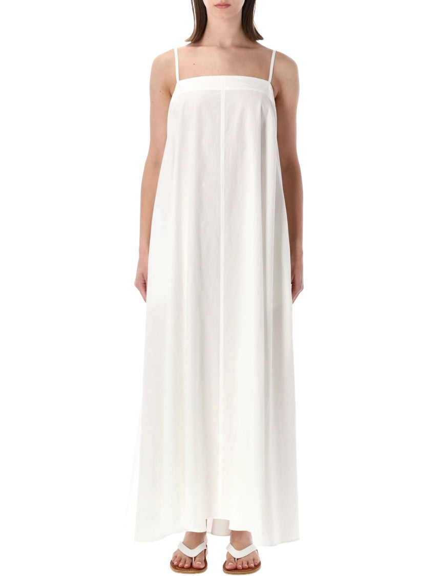 Studio Nicholson Gathered Long Spaghetti Straps Dress
