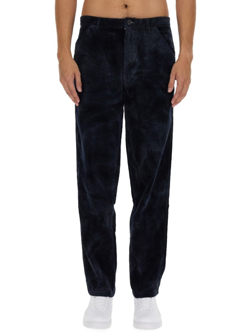 Comme Des Garçons Black Velvet Pants