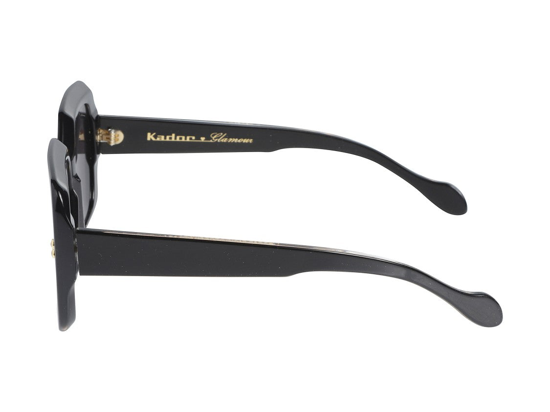 Kador Gold Kate Glamour Glossy Oversized Square Sunglasses