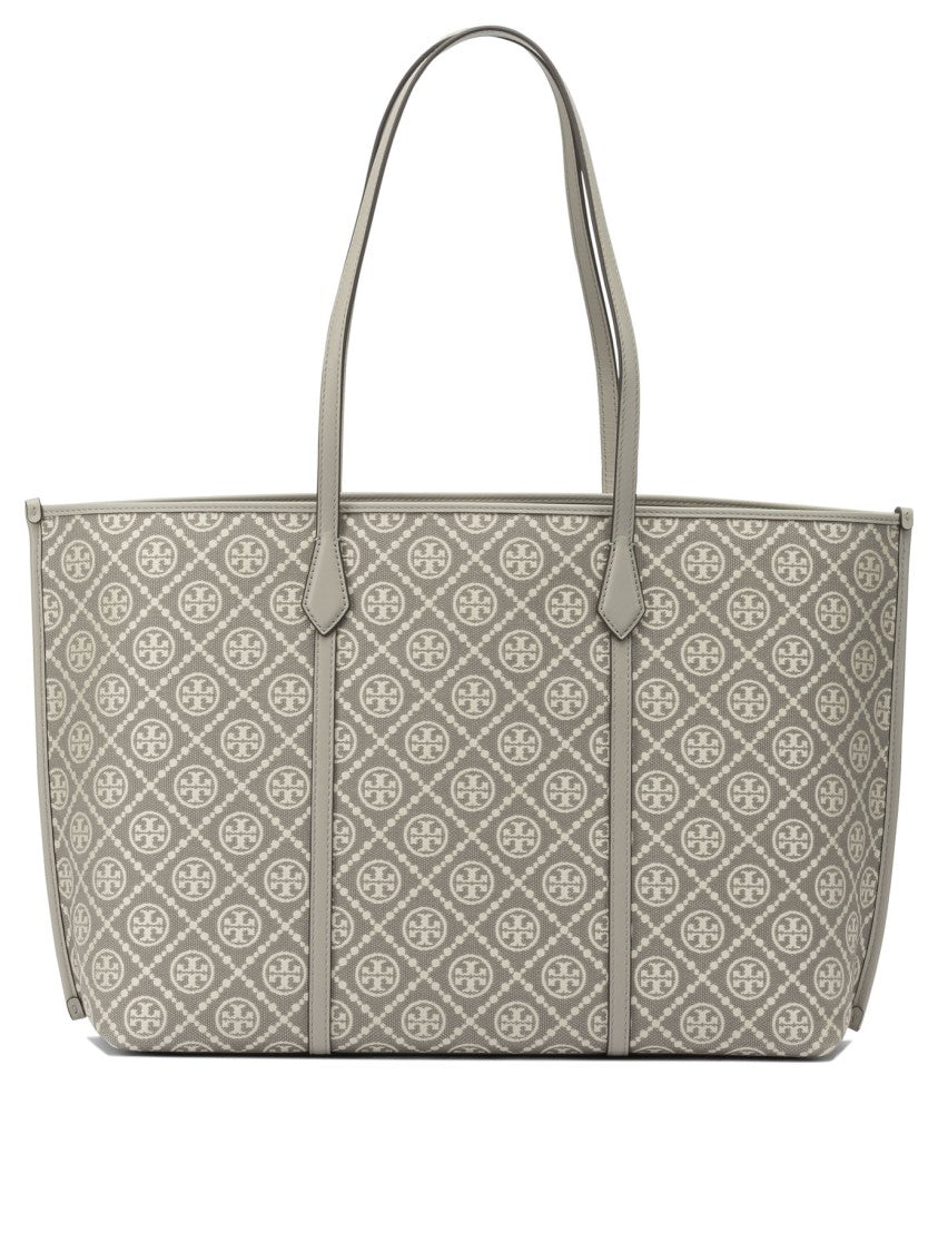 Tory Burch Spacious Grey Shoulder Bag