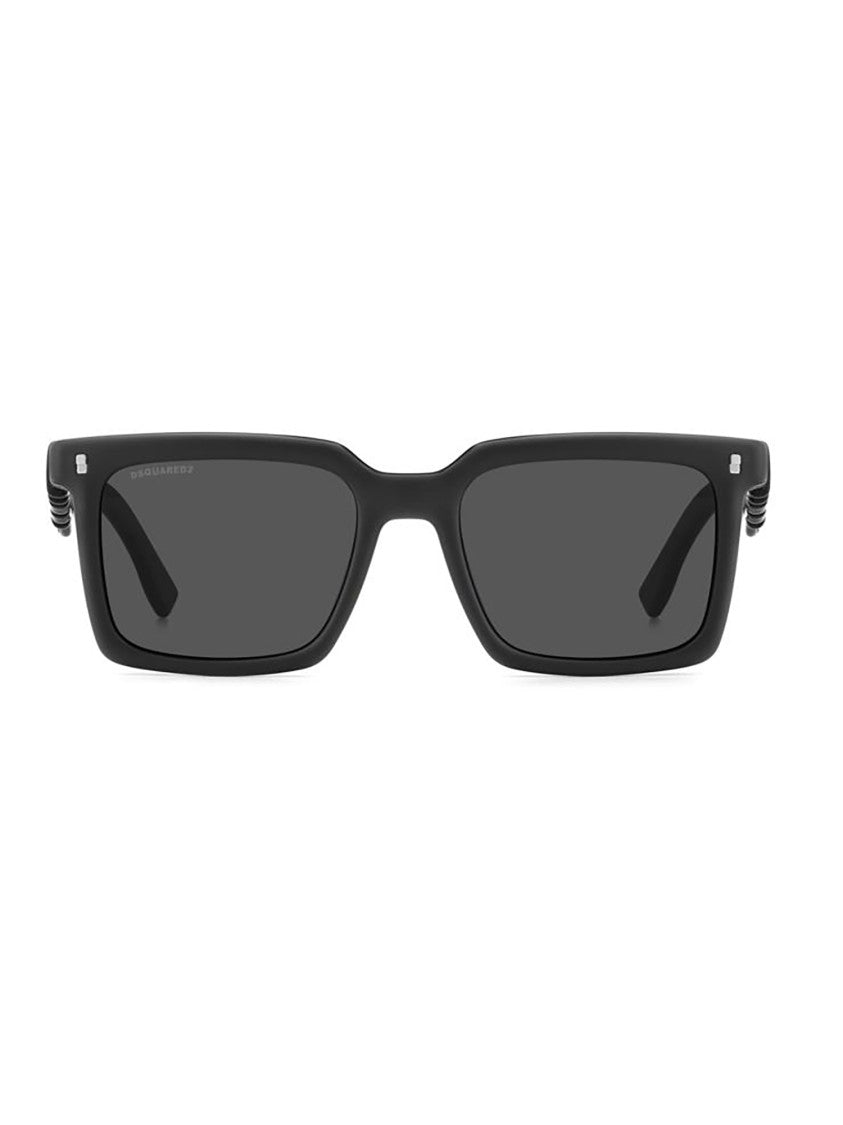 Dsquared2 Bold Square Frame Sunglasses With Unique Temple Design